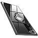 Produktbild bafeibili Samsung Galaxy Note20 Ultra Hülle Silikon TPU Slim Case mit 360 Grad Ring Ständer Bumper Handyhülle Fingerhalter Magnetische Autohalterung Transparent Schutzhülle Cover für 6.87 Zoll,Black