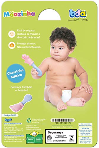 Toyster Mordedor Infantil Maozinha com Chocalho, Multicor