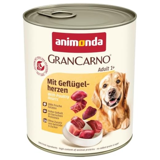 animonda GranCarno Nassfutter mit Geflügelherzen