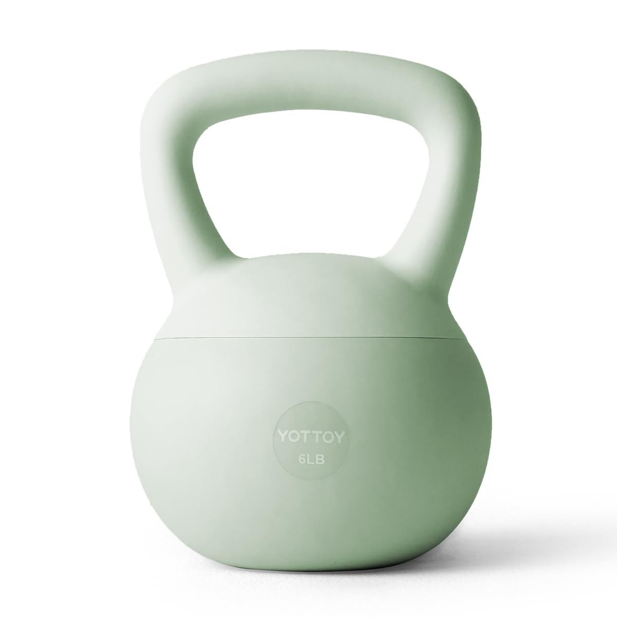 YOTTOY Soft Kettlebell,Kettlebell Anti-Slip Grip Weight for Home Workouts, Kettlebells Set Strength and Safety Guaranteed (15LB-Pink)