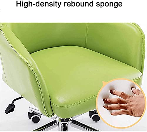 Chaise de bureau ergonomique verte contre le mal de dos à la maison