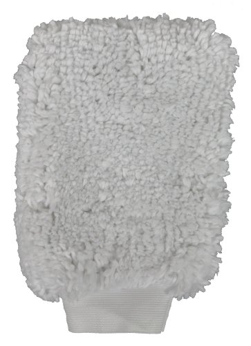 Detailer's Preference Premium Split Chenille Microfiber Wash Mitt For Car Cleaning, White #TOP1