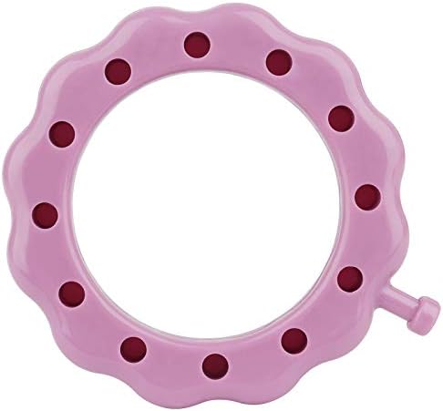 Coopay 12 Peg Flower Knitting Loom, Small Round Knitting Loom for Woollen Flowers, Baby Hats or Socks, Knitting Versatile Little Loom Set for Children Beginners, Diameter 9cm/3.5 in, Purple