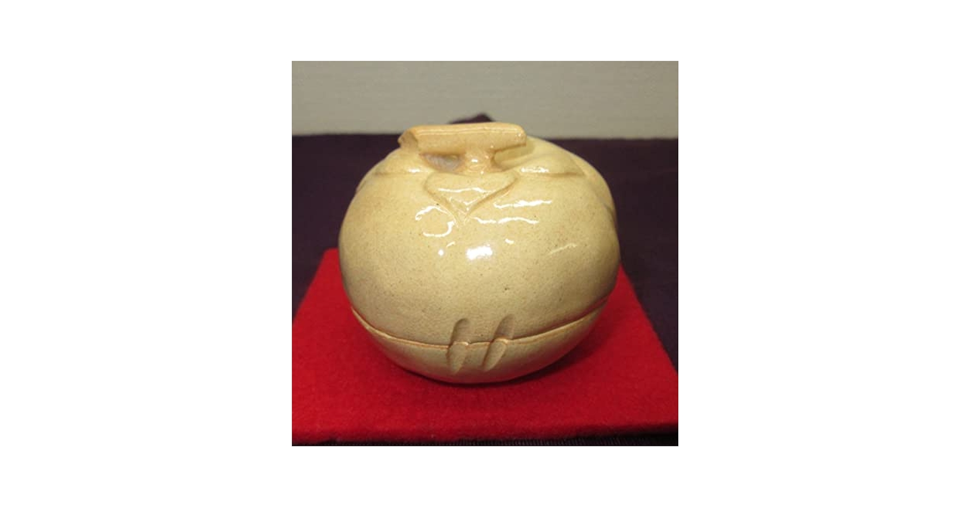 送料込【逢絢亭】茶道具 香合 萩焼 柿香合 １２代 田原陶兵衛 共箱入り Amazon｜【逢絢亭 中古品】茶道具 香合 萩焼 柿香合 12代 田原