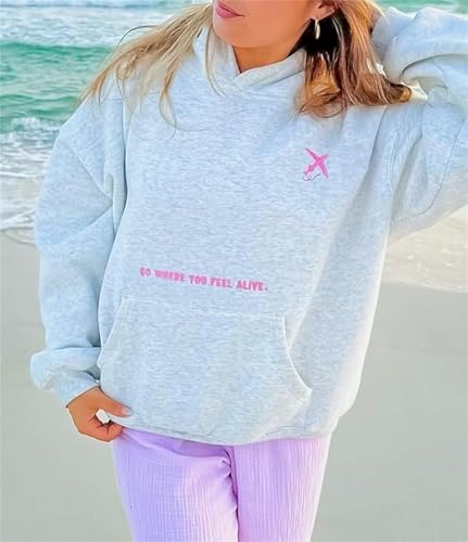 Y2K Hoodie Women Teen Girls,Puff Graphic Oversized Cute Preppy Sweatshirt,Floral Embroidered Preppy Clothes3