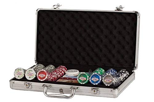 Poker Set In Aluminum Case With 300 (11.5 Gram) Las Vegas Style Chips
