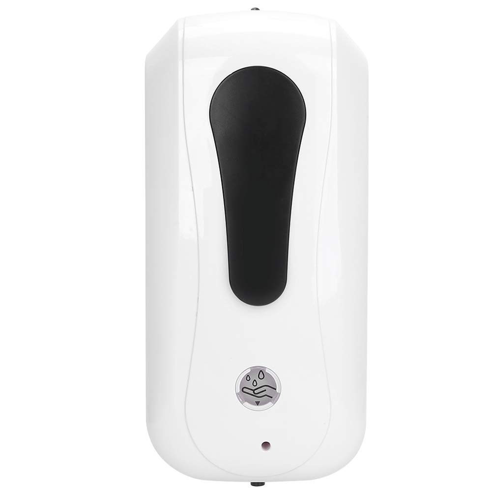 Dispenser Automatico di Sapone Touchless da 1200 Ml Contenitore per Lavaggio a Mano Liquido a Parete per e Bagno ABS Bianco