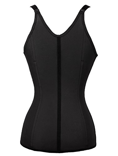 Everbellus Womens Adjustable Shoulder Strap Waist Trainer Vest Underbust Corset Black 2Xl #TOP4