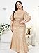 Plus Size Formal Sequin Dress Off The Shoulder Sparkly Glitter Black Tie Cocktail Wedding Prom Gala Evening Gown, Champagne, 1X