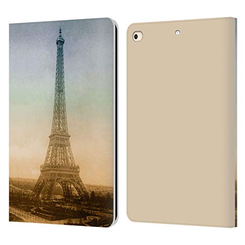 Étui portefeuille iPad 9.7 Simone Gatterwe en cuir Tour Eiffel