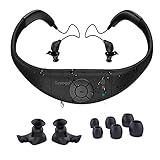 Waterproof Mp3 Player for Swimming, Tayogo IPX8 8GB Underwater Swim Headphones for Sports(4 Pairs Earplugs)-Black