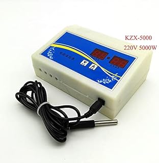 GatherTOOL 1PC Automatic Temperature Controller for Plants Voltage 220V 5000W/6600W (Size : KZX5000 Thermostat)
