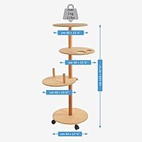 Algopix Similar Product 12 - MABEF 4 Level Stand for Artists Beech
