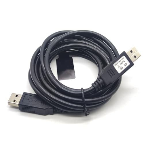 GXMRHWY USB 2.0 Male to USB 2.0 Male with FT232R Chipset Null Modem Cable for PC to PC Data Transfering Communication 2.5Meter - Thumbnail 5
