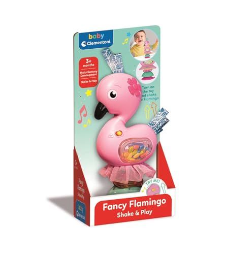 Clementoni Baby Hochet Flamant Avec Ventouse Jouet Dès - vue 4