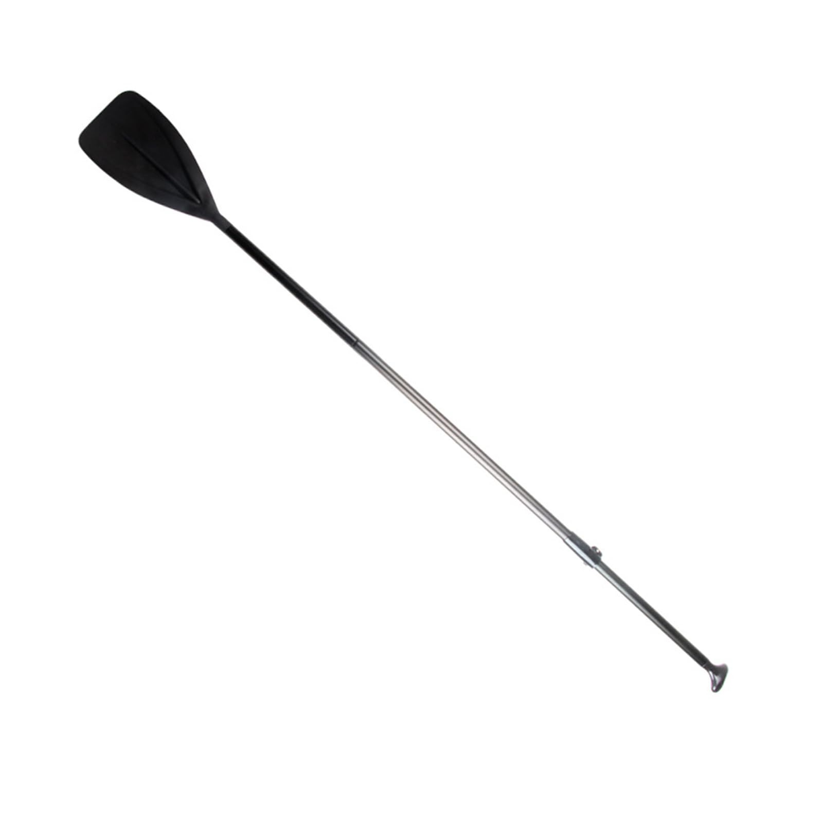 Remo telescópico de aleación de aluminio con agarre ergonómico desmontable extensible para kayak y deportes acuáticos de una sola cabeza