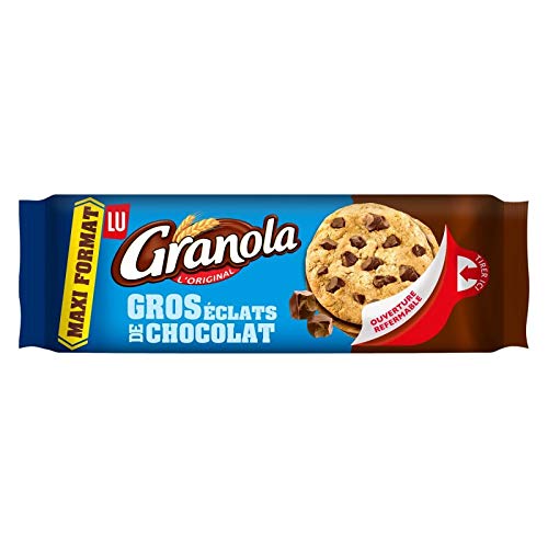 Granola Extra Cookies Chocolat avec pépites généreuses maxi format lot de 4
