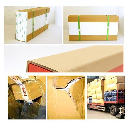 Osłona krawędzi kartonu, 100 sztuk w opakowaniu – niezawodne i stabilne, do ochrony mebli i kartonów podczas wysyłki (0,3 m, 30 x 35 x 30 x 3 mm)