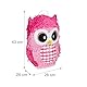 Relaxdays Pinata Eule, niedliche Tierpinata zum selbst Befüllen, Geburtstag, zum Aufhängen, Schlagpinata f. Kinder, pink, 1 Stück