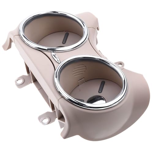 Portavasos delantero dual W219 beige plástico para Benz CLS miniatura 4