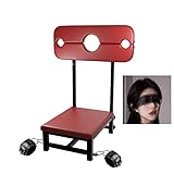 Bondage Chair with Cuffs Fetish BDSM Enhancer Chair Bouncing Mount Stools Furniture Love Novelty Toy for Couples Adult Game for Women Sweaters DM-25133
