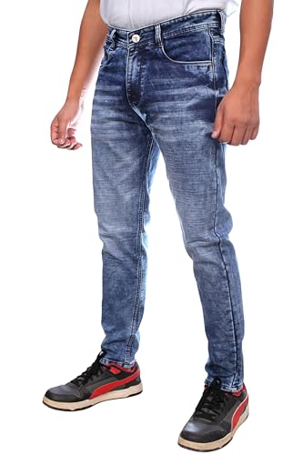 Image of HENRY CASTLE & CO Men's Regular Fit Stretchable Jeans | Classic Everyday Style | Premium Denim Material | Blue1