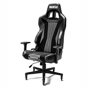 Sparco Gaming Trooper Gamingstoel, zwart, uniek