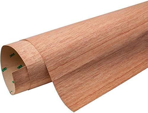 24" x 32" Pressure Sensitive Veneer - Mahogany (Plain Sliced)