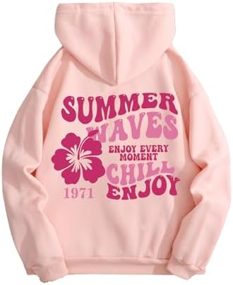 SOLY HUX Women's Sweatshirt Graphic Hoodies with Pocket