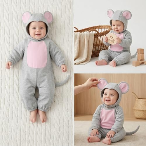 Disfraz Baby Mouse para Bebés 6-12 Meses miniatura 5