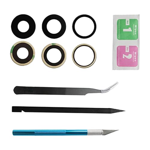 Lentes de cristal de zafiro Max para iPhone 13 Pro con adhesivo integrado 6