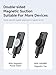 Hagibis Magnetic M.2 2230 NVMe SSD Enclosure with Magsafe for iPhone 17 16 15 Pro Max ProRes, USB C 3.2 10Gbps to NVMe Adapter, Aluminum External SSD Case for MacBook, iPad Pro, Android (MC100 Lite)