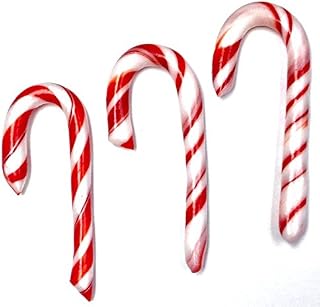 Diabeticfriendly®'s Sugar Free Peppermint Candy Canes, 5" Inches, Set of 12 Canes, Handmade in the USA