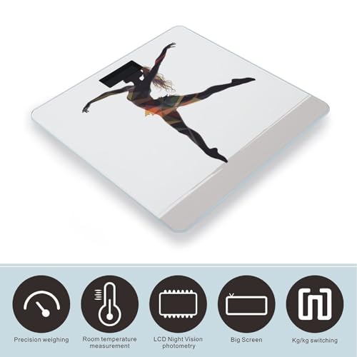 Báscula Digital para Baño con Pantalla LED Clara 400 lb miniatura 3