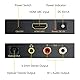 PROZOR HDMI ARC Audio Extractor, 192 kHz DAC-Konverter ARC Audio Extractor unterstützt 5.1-Kanal-Digital-ARC-Audio zu analogem Stereo-Audio RCA L/R optisch und 3,5-mm-Klinken für TV