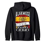 Celebra Algemesí, España con este diseño de España con las coordenadas GPS de Algemesí y la bandera de España. ¡Muestra tu origen, lugar de nacimiento o próximo destino de vacaciones!