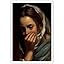 Dashuaibi-Funny Bathroom Canvas Wall Art A Woman Is Purifying The Air