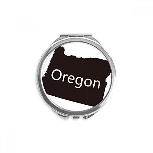 Espejo de bolsillo de Oregon redondo para regalar a amantes de los viajes