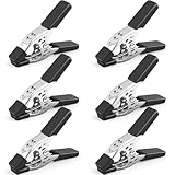 HORUSDY 6-Piece 6 inch Spring Clamp, Heavy Duty Spring Metal Spring Clamps, 2.5 - inch Jaw opening (6-Piece)
