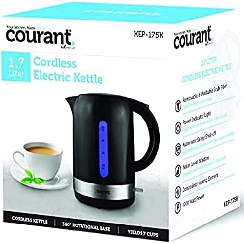 Tetera eléctrica Courant COUKEP175K 1.7 litros negra miniatura 3