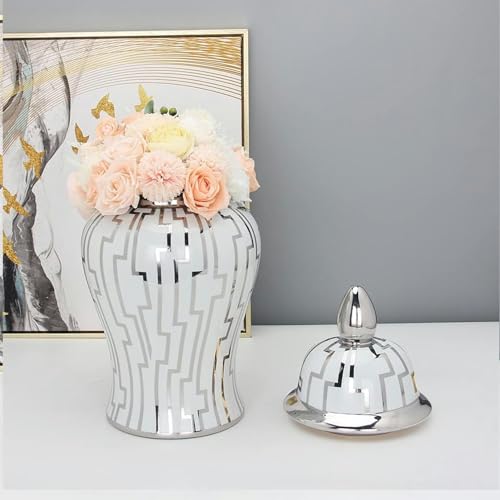Vase en gingembre en céramique pour un centre de table moderne