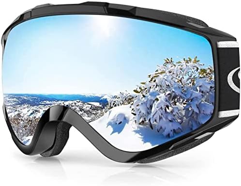 findway Ski Goggles OTG - Over Glasses Snow/Snowboard Goggles for Men, Women & Youth - 100% UV Protection