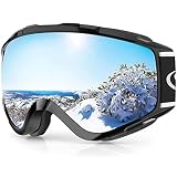 findway Ski Goggles OTG - Over Glasses Snow/Snowboard Goggles for Men, Women & Youth - 100% UV Prote