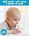 Sippy Straw Cup Nipples for Philips Avent Natural Baby Bottles, My Grippy Spout Sippy Cup and Natural Trainer Sippy Cup, Soft 100% Silicone Sippy Spout Nipples, 8m+, 4 Count