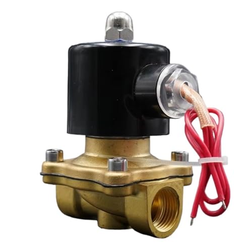 Électrovanne en laiton normalement fermée 1/2 pouce DC24V - 3