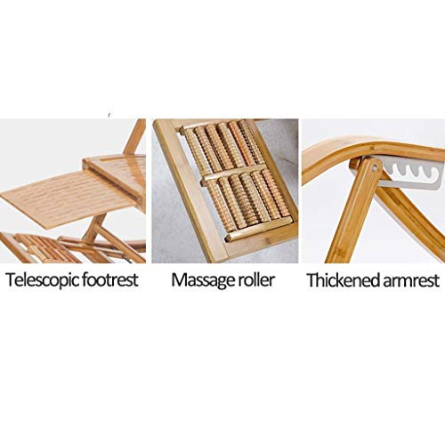 Chaise à Bascule Réglable avec Massage pour Soulager le Dos - 5