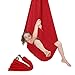 BuoQua Sensory Swing Balançoire en Tissu, Nylon, Rouge, Twin