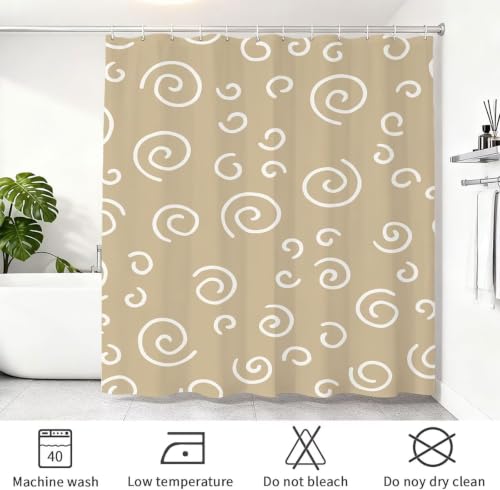 Rideau de douche anti-moisissure et imperméable avec ourlet lesté stable - 8