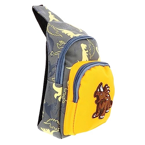 Holibanna 1 Pc riñonera infantil dinosaurio bandolera para niños mochila cruzada para niños billetera para niños bolso de los niños bolsa de pecho bolsa de niños Mensajero