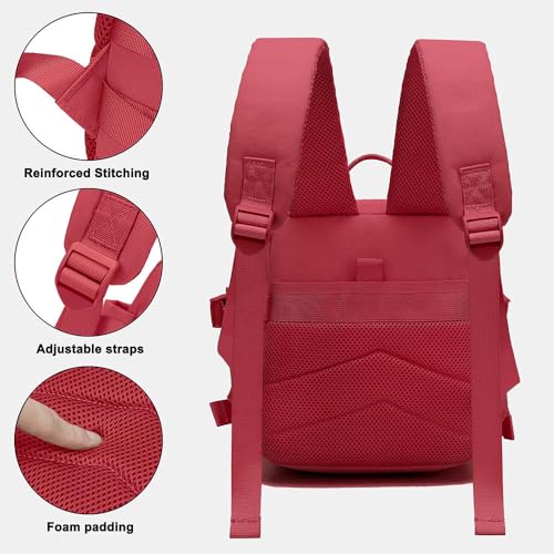 Image of 9L Mini Backpack for Men and Women, Small Backpack for Gym Hiking Travel Sports Running (Red)